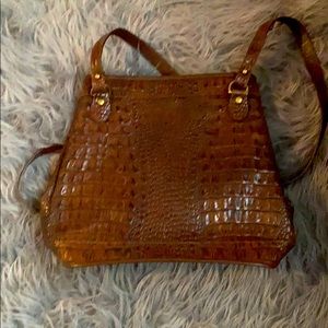Brahmin crocodile shoulder bag